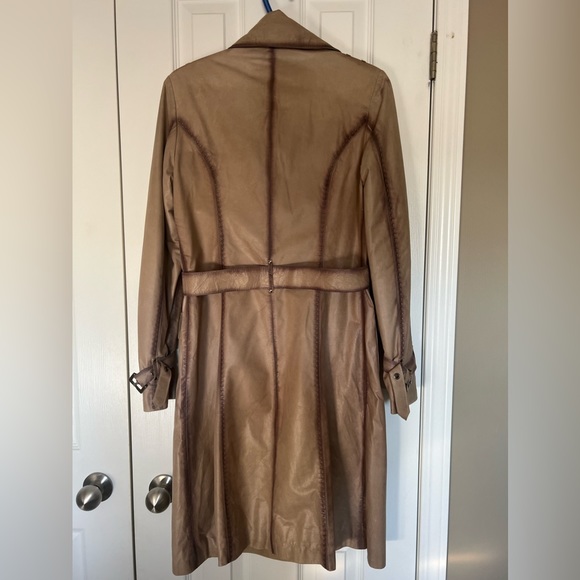 Genuine leather jacket, brown/tan - Picture 2 of 4